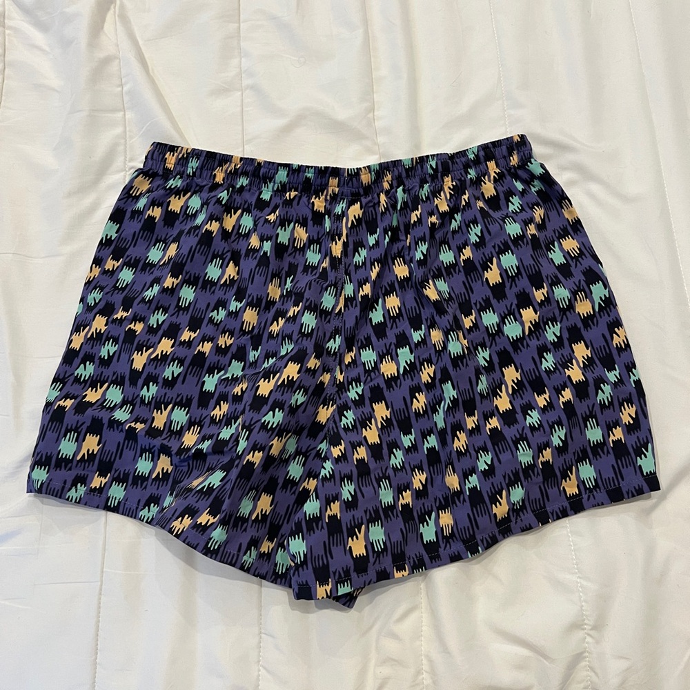 Patagonia 5in Baggies, Purple Patterned, Women’s L